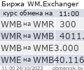 Курс обмена электронных денег на бирже WM.Exchanger.ru